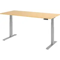 Hjh OFFICE PRO XDKB 19 S - Esdoorn 180 x 80 Tafelhoogte I Elektrisch in hoogte verstelbaar
