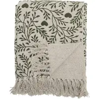 Bloomingville Maribelle-pluche, natuur, gerecycled katoen (160 x 130 cm)