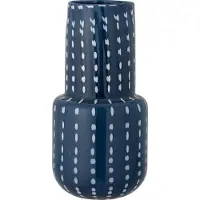 Bloomingville Mayim Vaas, Blauw, Glas