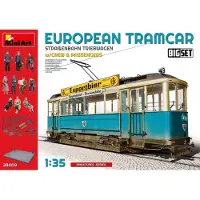 MiniArt Modelbouwpakket Treinen - 38009 European Tramcar - strassenbahn triebwagen 641 Plastic - 1:35 - Modelbouw
