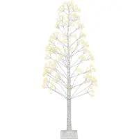 Beliani BALINI - LED-verlichting voor buiten - Wit - 180 cm - PVC