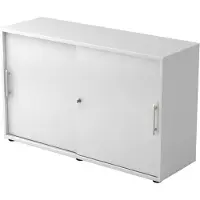 Hjh OFFICE PRO BETA 1752S - Wit Hoogte van de map | 2 OH Schuifwandkast Rail handvat (kunststof)