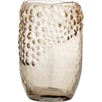 Bloomingville Emalia Vaas, Bruin, Glas
