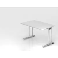 Hjh OFFICE PRO NANO 12 S - 120x80 Wit/Zilver