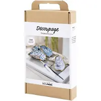 Creativ Company CC Hobbyset Decoupage Oesterschelpen Blauw
