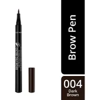 Rimmel Brow Pro Micro 24HR Precision-Stroke Pen 1ml (Various Shades) - 004 Dark Brown