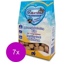 Renske 7x Gezonde Beloning Hartjes Hondensnack Kip 150 gr