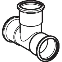 Geberit T-stukken Mapress Kopergas gelijk aan 28 mm (34531)