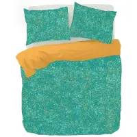 Kayori Dekbedovertrek Shinjo Turqoise Tencel-240 x 200 / 220 cm | Lits-Jumeaux