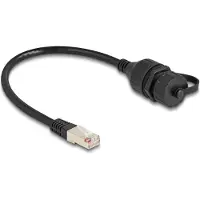 HQ Products RJ50 kabel - RJ50 male naar RJ50 female voor inbouw