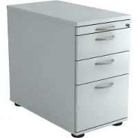 Hjh OFFICE PRO SIGNA SC40 BM - Rolcontainer Grijs Hout met ophangsysteem Metalen handgreep