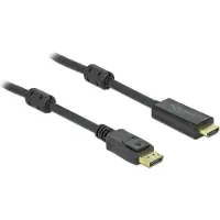 DeLOCK actieve DisplayPort - HDMI kabel | 4K 60Hz | 5 meter