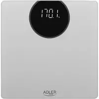 Adler Personenweegschaal Met LED Display AD 8175 - Zilver