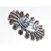 Irwin staaldraadborstel voor haakse slijper - diameter 115 mm - 13 mm dik