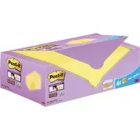 Post-It Super Sticky Notes 76 x 127 mm Geel 24 Blokken à 90 Vellen Value Pack 20+4 Gratis