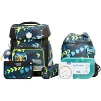 School-mood Champion Maxx Pro Mila Schooltas set 7-delig geel