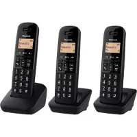 Panasonic KX-TGB613, DECT-telefoon, Draadloze headset, 50 nummers, Identificatie van de beller, Zwart