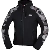 IXS Moto Camo Motorfiets hoodie met rits