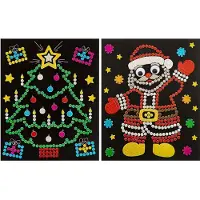 Creative Craft Lab Xmas Holografische Stippen Stickerset