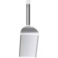 Rösle Spatel Plancha Breed Zilver