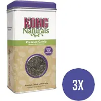 Kong naturals catnip kattenkruid 60 gr 3 st