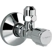 Bonfix hoekstopkraan 1/2" x 10 mm. Met roset