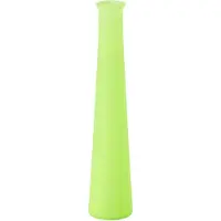 J-Line Vase tube glass neon green
