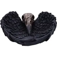 Nemesis Now - Gothic Decoratieve Artikelen - Edgar's Raven - voor Geen - zwart-beige - Maat Standard