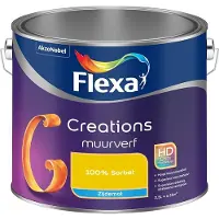 Flexa - Creations Muurverf Zijdemat - 100% Sorbet - Mengverf - 2,5 L