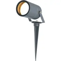 HOFTRONIC™ Spikey LED Prikspot 5 Watt 400lm 2700K antraciet IP65 waterdicht - Tuin spots, spots bodem buiten