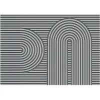 MD-ENTREE MD Entree - Deurmat - Schoonloopmat - Impression Zen - Rainbow Grey - 50 x 75 cm