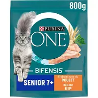 Purina ONE Senior Kip - Volkoren Granen 8x 800 gr