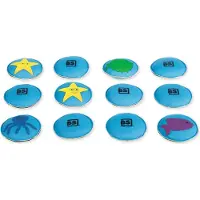 BS Toys Onderwater Memoryspel - 12 stuks - Neopreen - 9,5 cm - vanaf 6 jaar