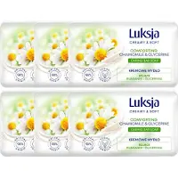 Luksja Camille & Glycerine Zeepblok - Antibacterieel - 98% Natuurlijk - Vegan - 6 x 90g