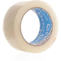 GEKO Transparante verpakkingstape - elastisch, kleefkrachtig, vochtbestendig - 48mm x 90m - 6 stuks