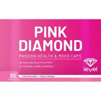 Level Pink Diamond | Libido pillen voor vrouwen | Voedingssupplement | Lust, energie & hormonale balans | 30 capsules