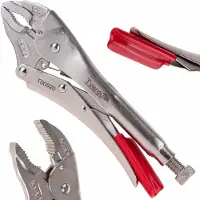 Tvardy Gebogen bek griptang - 250 mm - CrV staal - 0-40 mm bereik