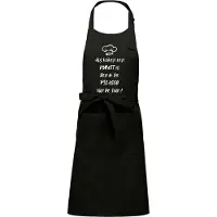Kariban mijncadeautje - Luxe - Keuken - Kook - Barbecueschort - BBQ - verjaardag en feest - kado - cadeautje - Als koken een kumst is, ben ik Picasso... - zwart
