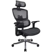 Sedero Ergonomische bureaustoel B10-Ergo - Zwart - 4D armleuningen - Kantelbaar - 3D Hoofdsteun - ProjectPLUS