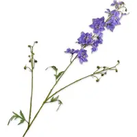 Silk-ka Kunstbloem Ridderspoor Blauwpaars H 101 Cm