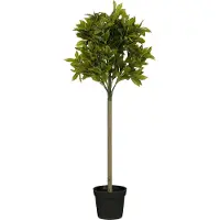 Mica Decorations Laurierboom Kunstplant - H120 x Ø40 cm - Groen