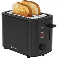 Kitchenbrothers Broodrooster - Toaster - 6 Warmteniveaus - 2 Extra Lange Sleuven - 820W - Grijs