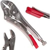 Usorteret Vergriptang - Recht Bek - CrV Staal - 250 mm - 0-50 mm Bereik