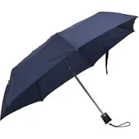 Bugatti Paraplu, RS.bugatti open dicht "take it duo" uni marine , 54/7, polyester, Blauw