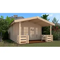 Weka Tuinhuis Met Overkapping 137 Type B Gr2 380x580cm