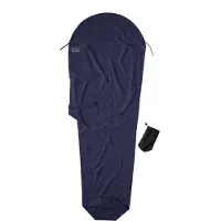 Cocoon - MummyLiner Cotton Flanell - Reisslaapzak 241 x 90/56 cm, blauw