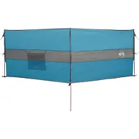 vidaXL Windscherm camping waterdicht 344x120 cm blauw