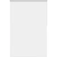 vidaXL Rolgordijn verduisterend 160x230 cm stofbreedte 156,6 cm wit