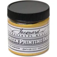 Jacquard zeefdruk inkt 118 ml zonnegoud textielverf.