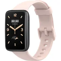 Strap-it Siliconen Smartwatch bandje - Geschikt voor Xiaomi Smart Band 7 Pro siliconen bandje - roze - Horlogeband / Polsband / Armband